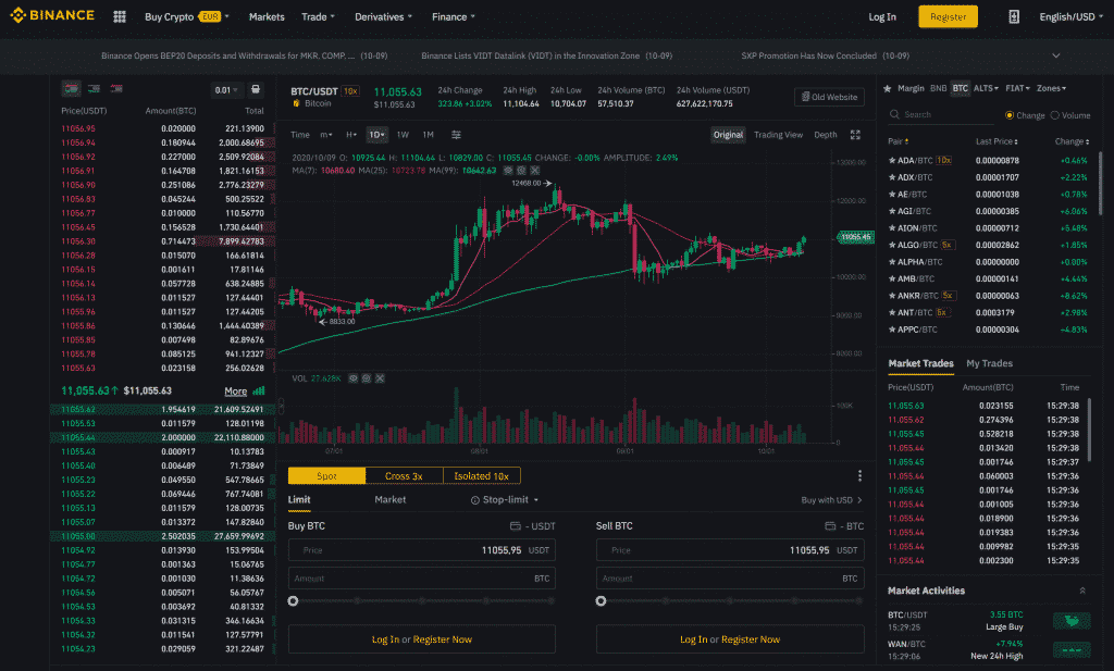 Binance Exchange Basic Exchange