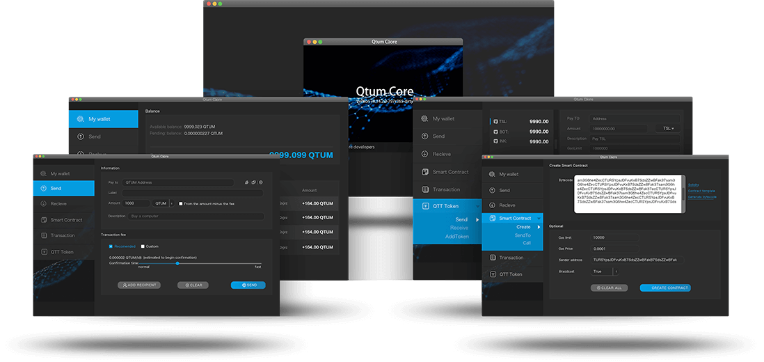 Qtum Core wallet voor desktop