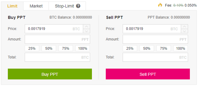 Bij Binance Populous kopen of verkopen