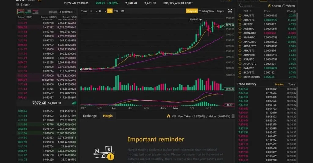 Binance Margin Handel