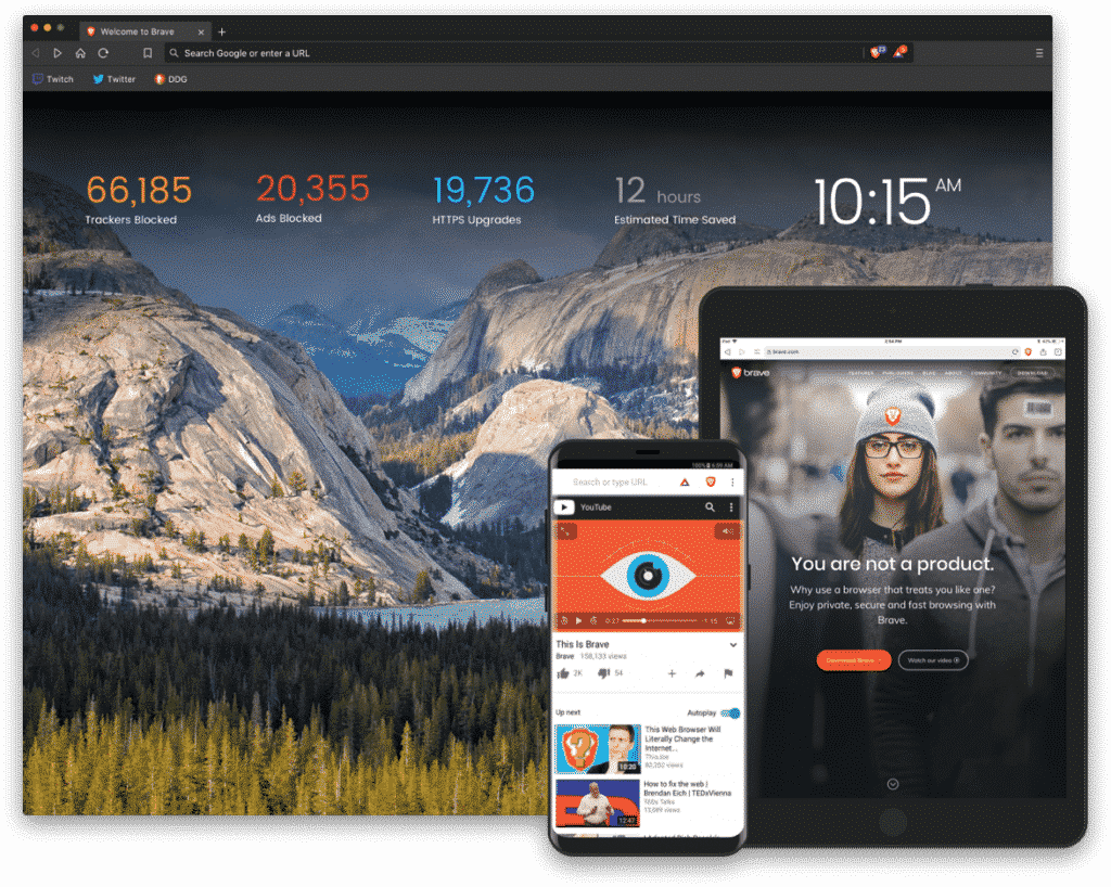 Brave Browser voor Windows, Mac en Smartphone