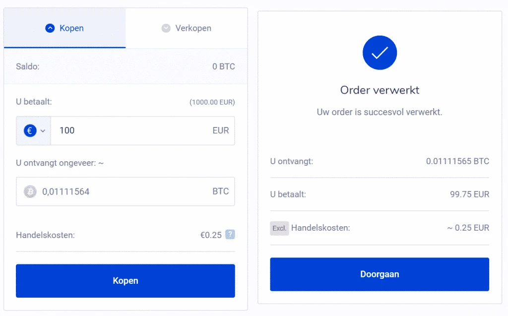 Bitvavo Bitcoin kopen