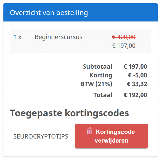 AllesOverCrypto kortingscode toepassen