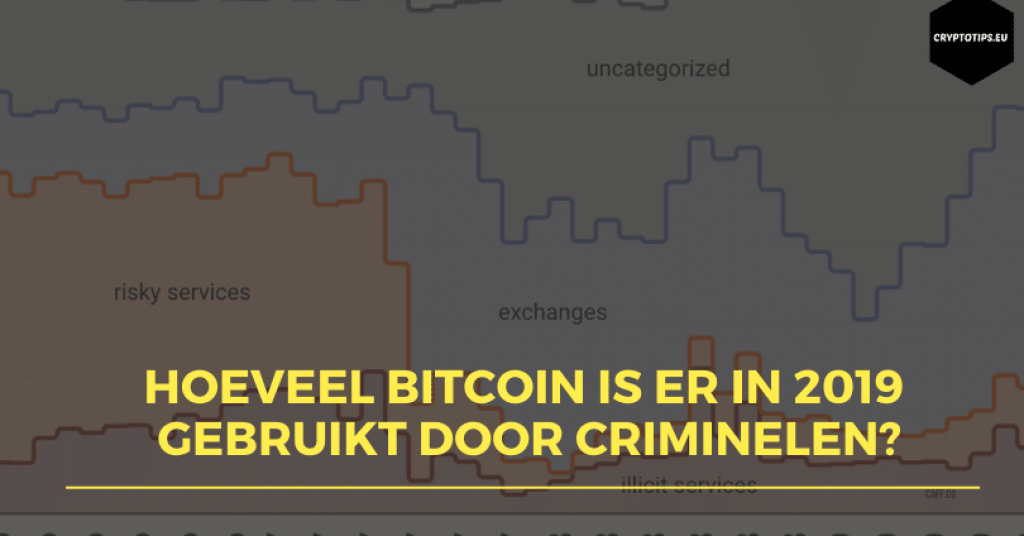 Hoeveelheid Bitcoin dat gebruikt wordt voor illegale doeleinden