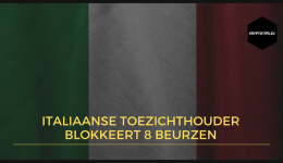 Italiaanse toezichthouder blokkeert 8 beurzen