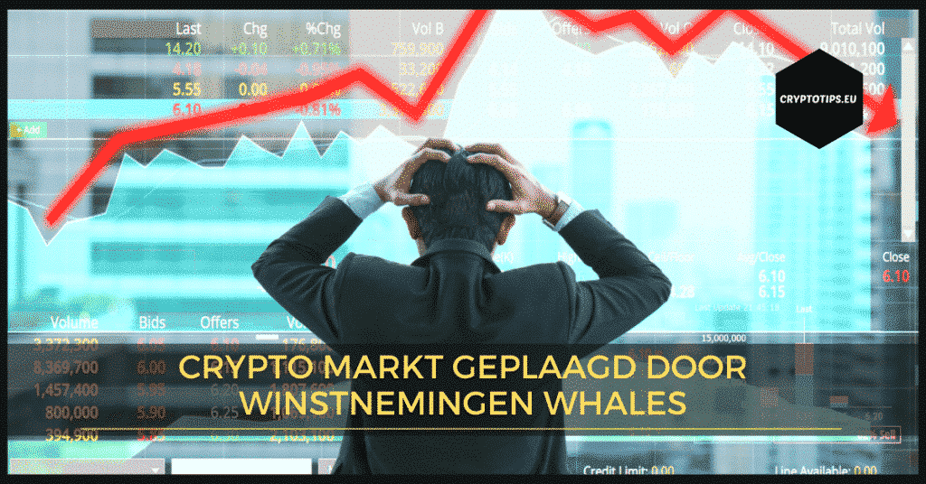 Crypto markt geplaagd door winstnemingen whales