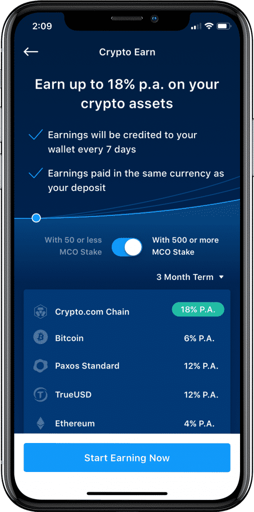 Crypto.com staking