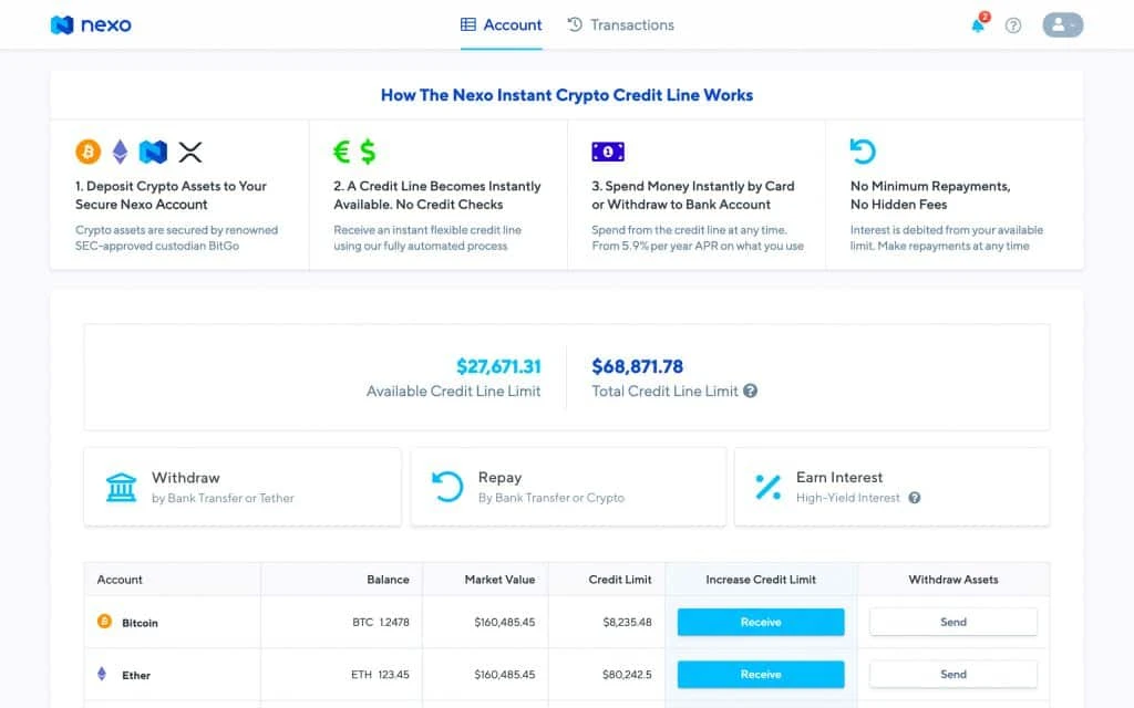 Nexo platform