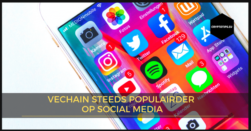 VeChain steeds populairder op social media