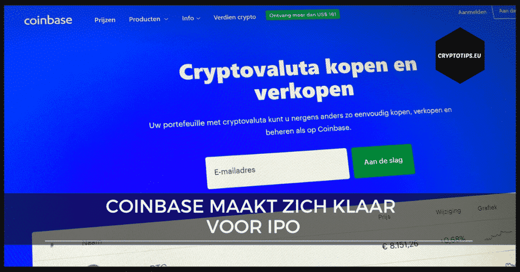 Coinbase maakt zich klaar voor IPO