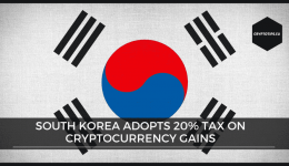 South Korea adopts 20% tax on cryptocurrency gains