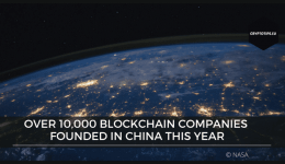 Over 10,000 blockchain companies founded in China this year