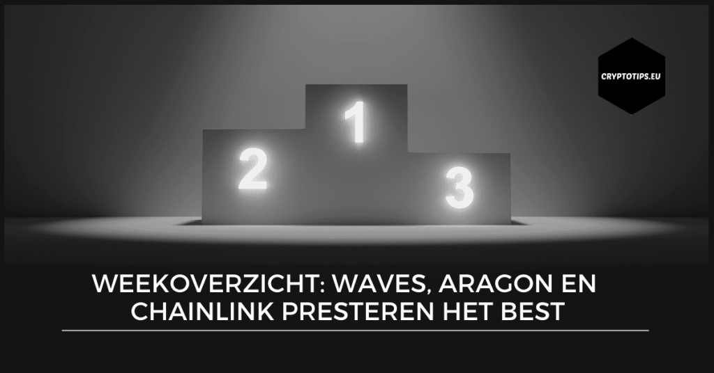 Weekoverzicht: Waves, Aragon en Chainlink presteren het best