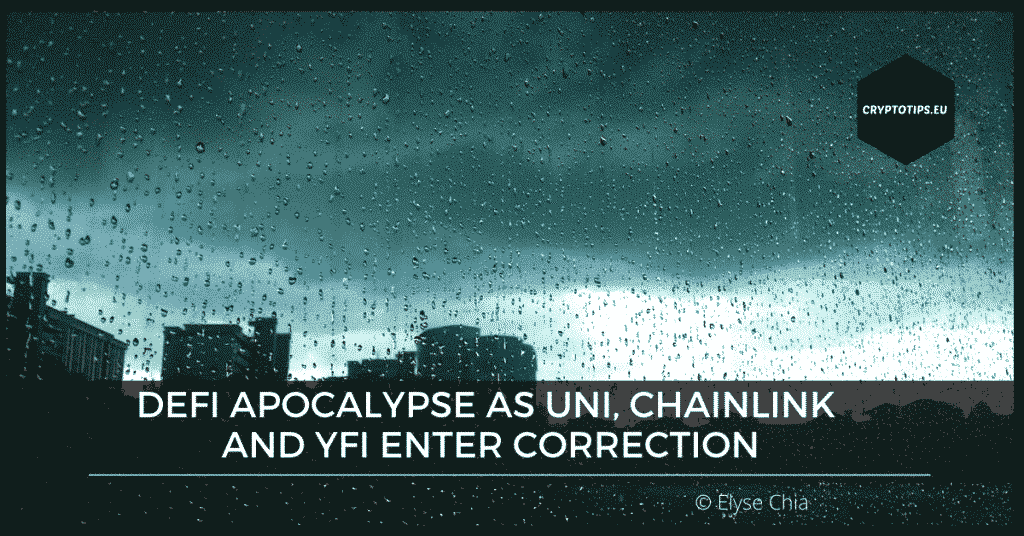 DeFi apocalypse as UNI, Chainlink and YFI enter correction