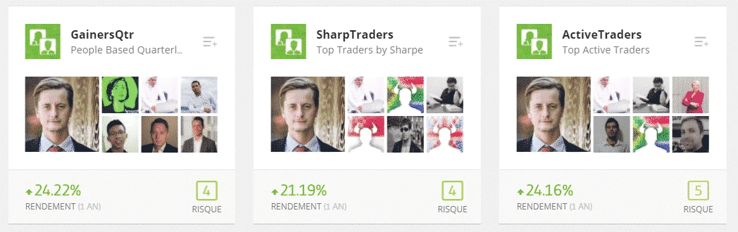 Échange social d’eToro