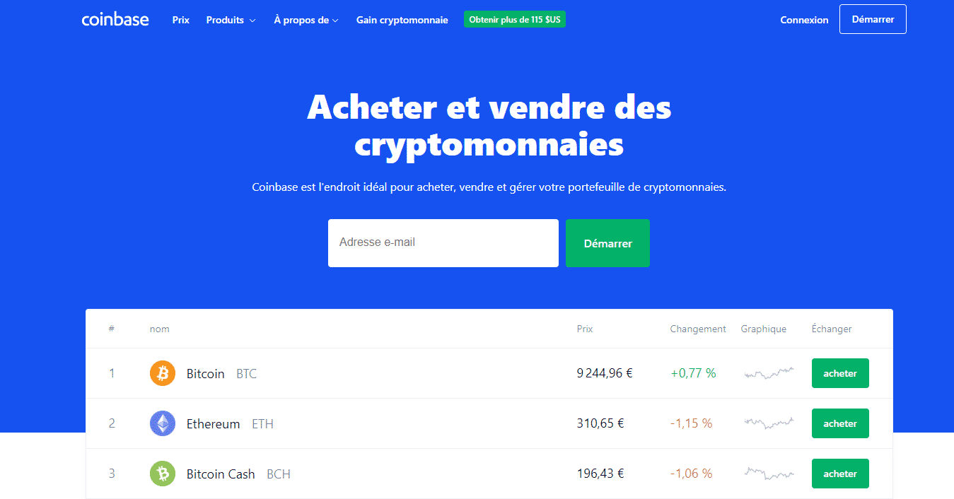 Site Coinbase