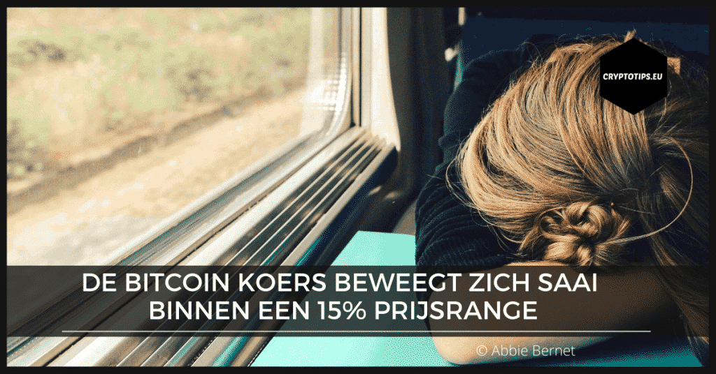 De Bitcoin koers beweegt zich saai binnen een 15% prijsrange