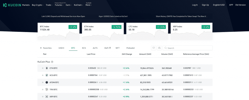 Top exchange KuCoin