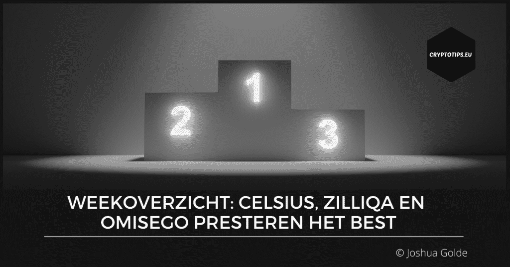 Weekoverzicht: Celsius, Zilliqa en OmiseGO presteren het best