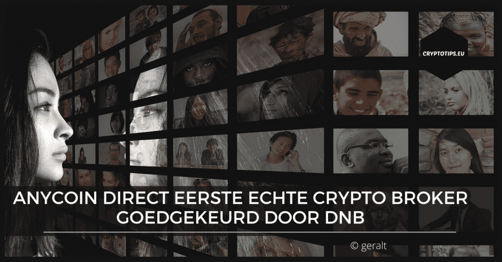 Anycoin Direct eerste echte crypto broker goedgekeurd door DNB