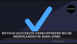 Bitvavo succesvol geregistreerd bij De Nederlandsche Bank (DNB)