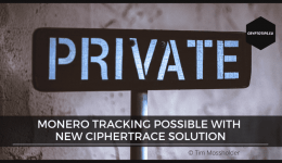 Monero tracking possible with new CipherTrace solution