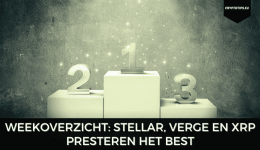 Weekoverzicht: Stellar, Verge en XRP presteren het best