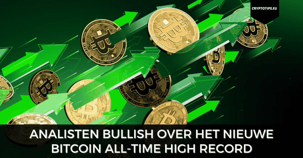 Bitcoin all-time high kan de prijs verder laten stijgen volgens analisten