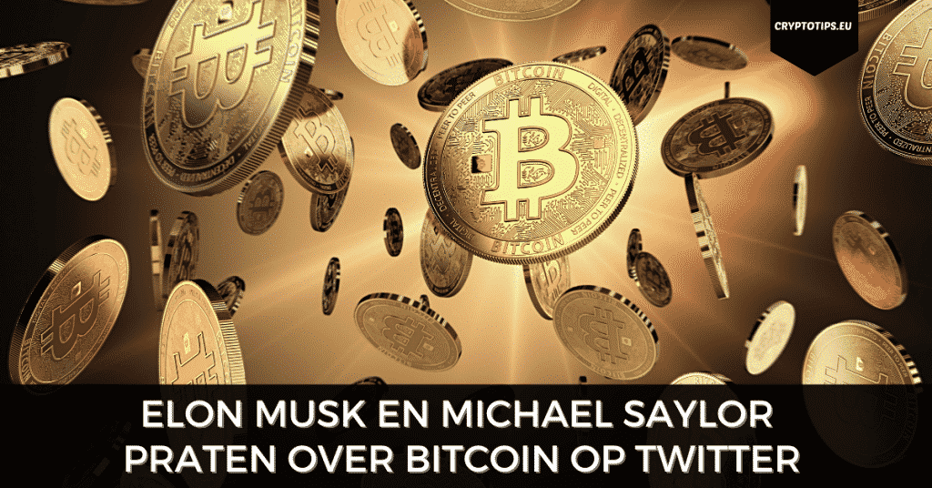 Elon Musk en Michael Saylor praten over Bitcoin op Twitter