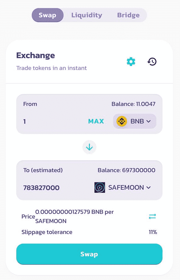 Buy SafeMoon