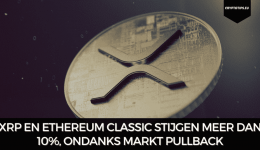 XRP en Ethereum Classic stijgen meer dan 10%, ondanks markt pullback