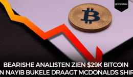 Bearishe analisten zien $29k Bitcoin en Nayib Bukele draagt McDonalds shirt