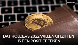 Dat holders 2022 willen uitzitten is een positief teken