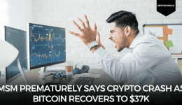 MSM Prematurely Says Crypto Crash As Bitcoin Recovers To $37k