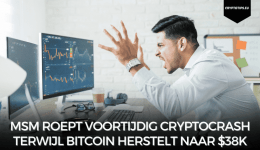 MSM roept voortijdig cryptocrash terwijl Bitcoin herstelt naar $38k