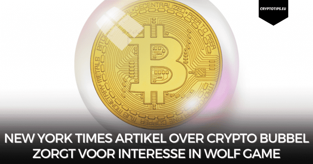 New York Times artikel over crypto bubbel zorgt voor interesse in Wolf Game