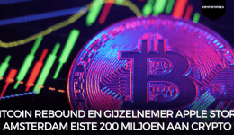 Bitcoin rebound en gijzelnemer Apple Store Amsterdam eiste 200 miljoen aan crypto