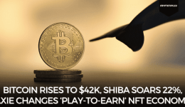 Bitcoin Rises To $42k, Shiba Soars 22%, Axie Changes ‘Play-to-Earn’ NFT Economy