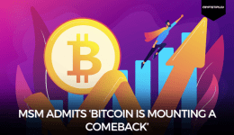 MSM Admits ‘Bitcoin Is Mounting A Comeback’