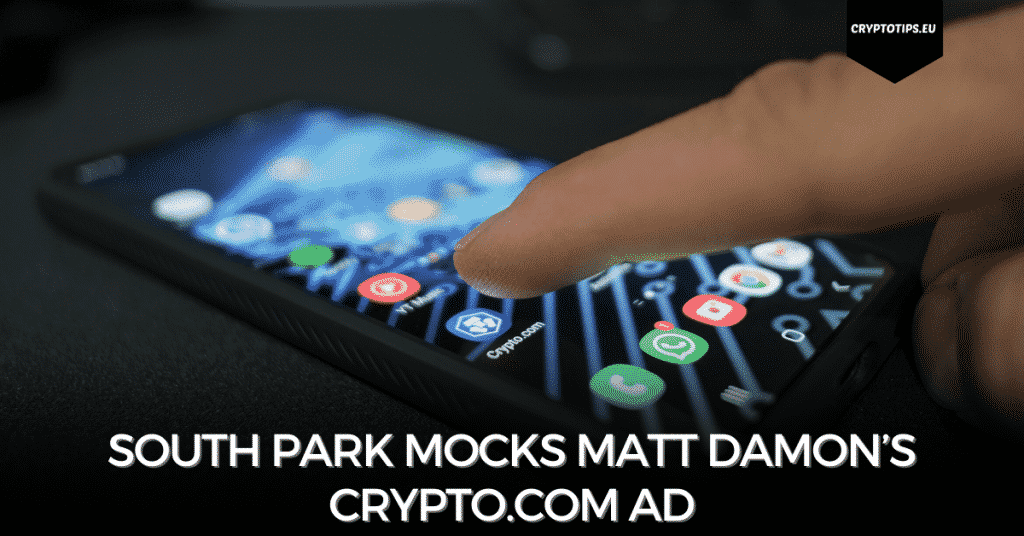 South Park Mocks Matt Damon’s Crypto.com Ad