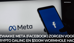 Zwakke Meta (Facebook) zorgen voor crypto daling en $300M Wormhole hack