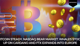 Bitcoin Steady, Nasdaq Bear Market, Whales Stock Up On Cardano And FTX Expands Into Europe