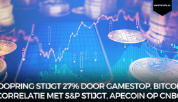 Loopring stijgt 27% door GameStop, Bitcoin correlatie met S&P stijgt, ApeCoin op CNBC