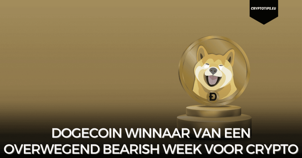 Dogecoin winnaar van een overwegend bearish week voor crypto