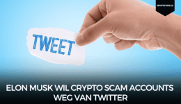 Elon Musk wil crypto scam accounts weg van Twitter