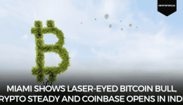 Miami Shows Laser-Eyed Bitcoin Bull, Crypto Steady And Coinbase Opens In India