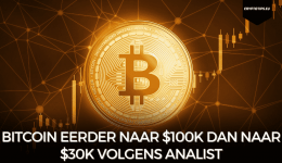 Bitcoin eerder naar $100k dan naar $30k volgens analist