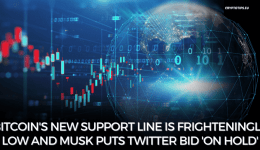 Bitcoin's New Support Line Is Frighteningly Low And Musk Puts Twitter Bid 'On Hold'