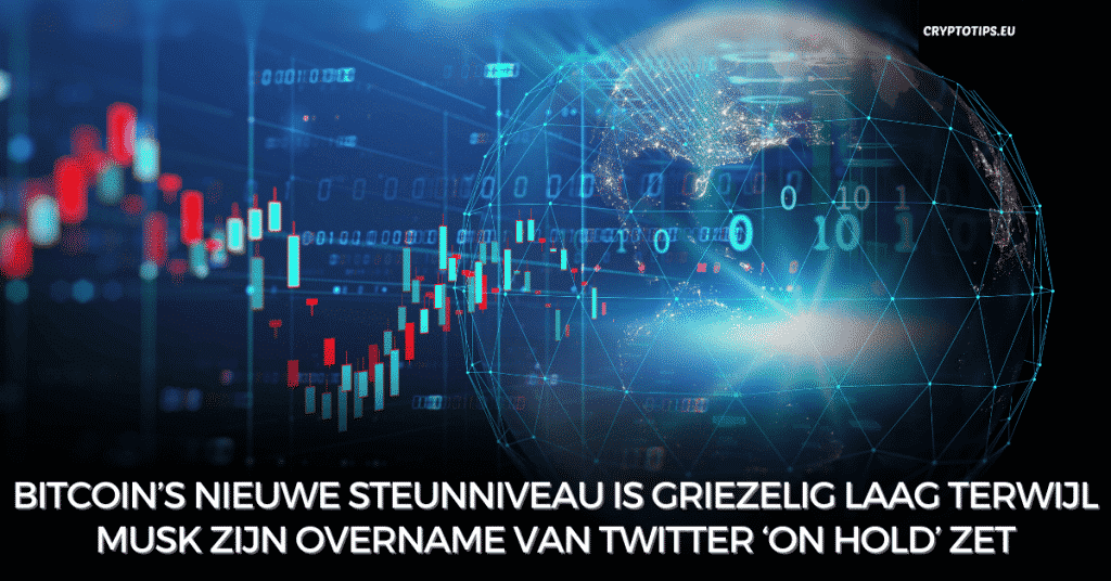 Bitcoin’s nieuwe steunniveau is griezelig laag terwijl Musk zijn overname van Twitter ‘On Hold’ zet