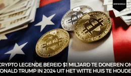 Crypto legende bereid $1 miljard te doneren om Donald Trump in 2024 uit het Witte Huis te houden